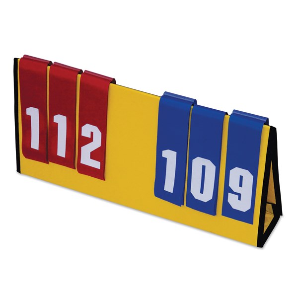 manual volleyball sports score board, folded