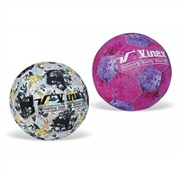 Vinex Multi-Colour Print Soccer Ball - Poly